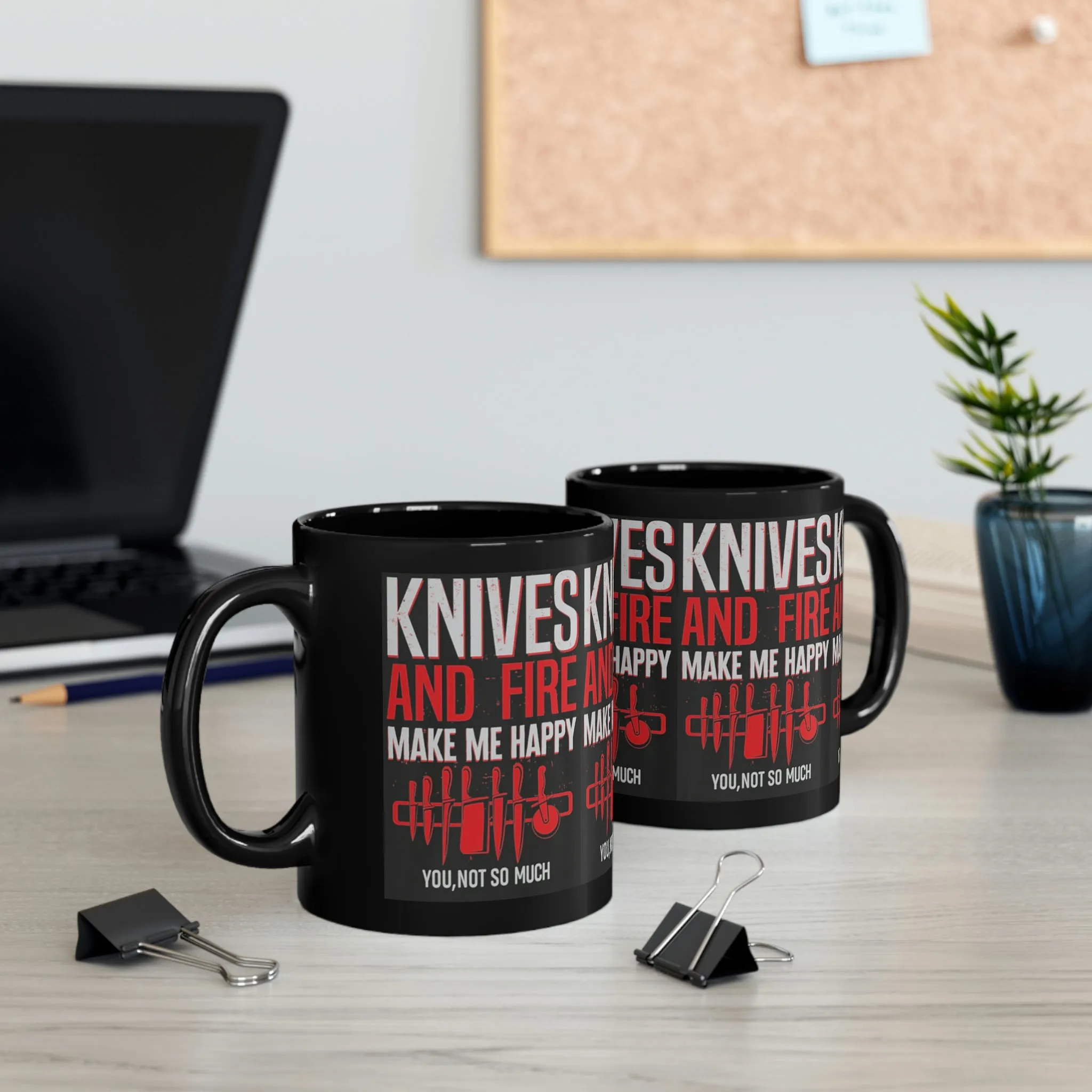 11oz Black Mug