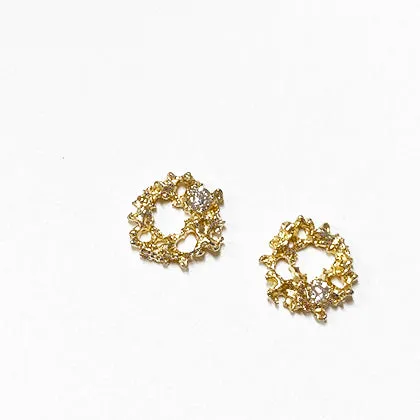 14K SUPERNOVA EARRING