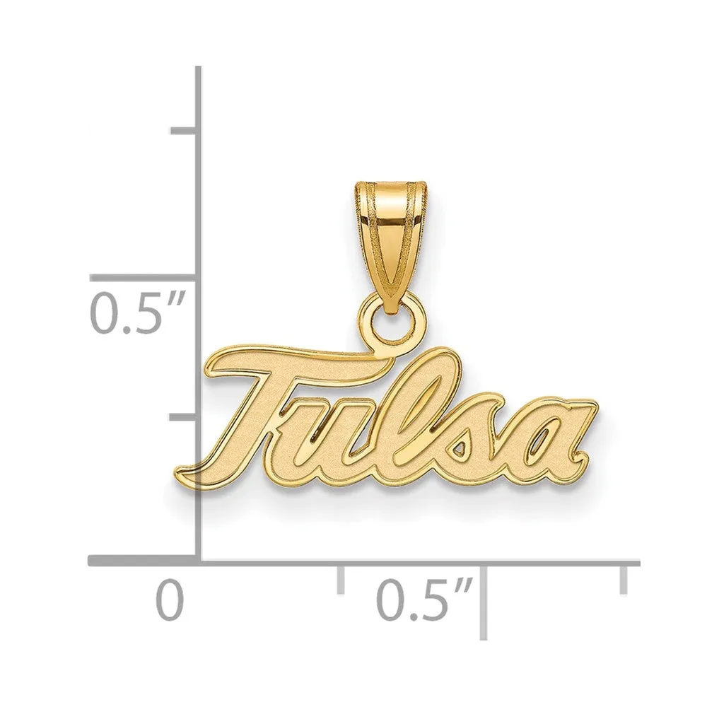 14k Yellow Gold The U. of Tulsa Small  Pendant