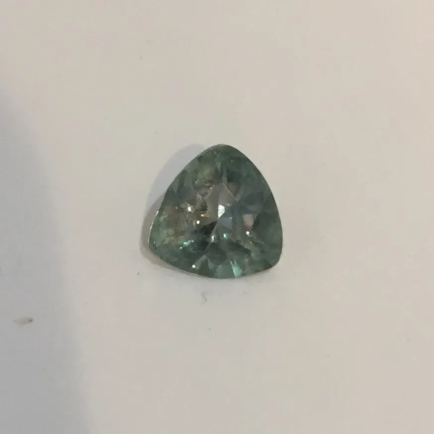 1.54 CT BLUE GREEN TRILLION