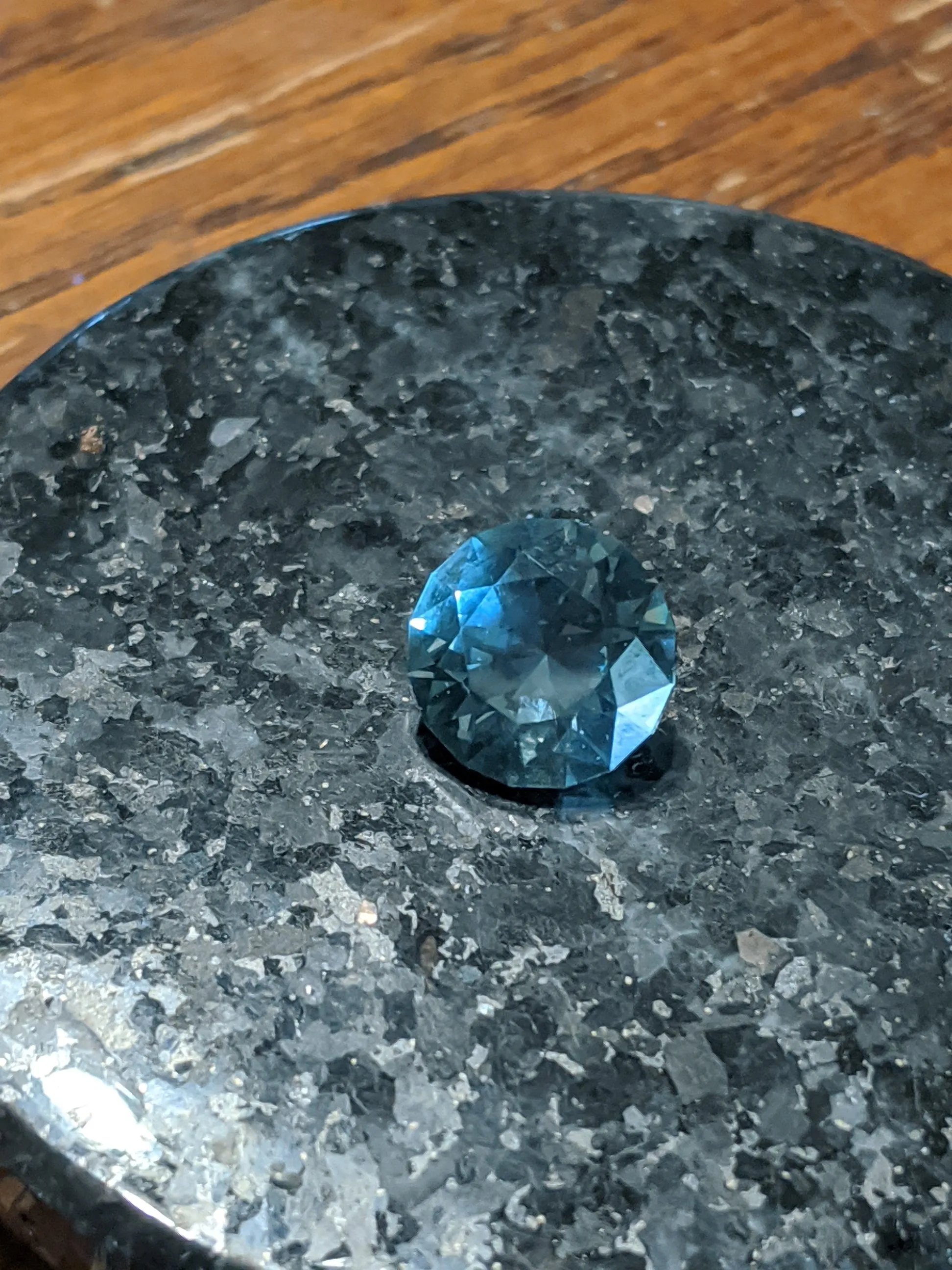 2.79ct. TEAL SAPPHIRE. MONTANA, UNHEATED