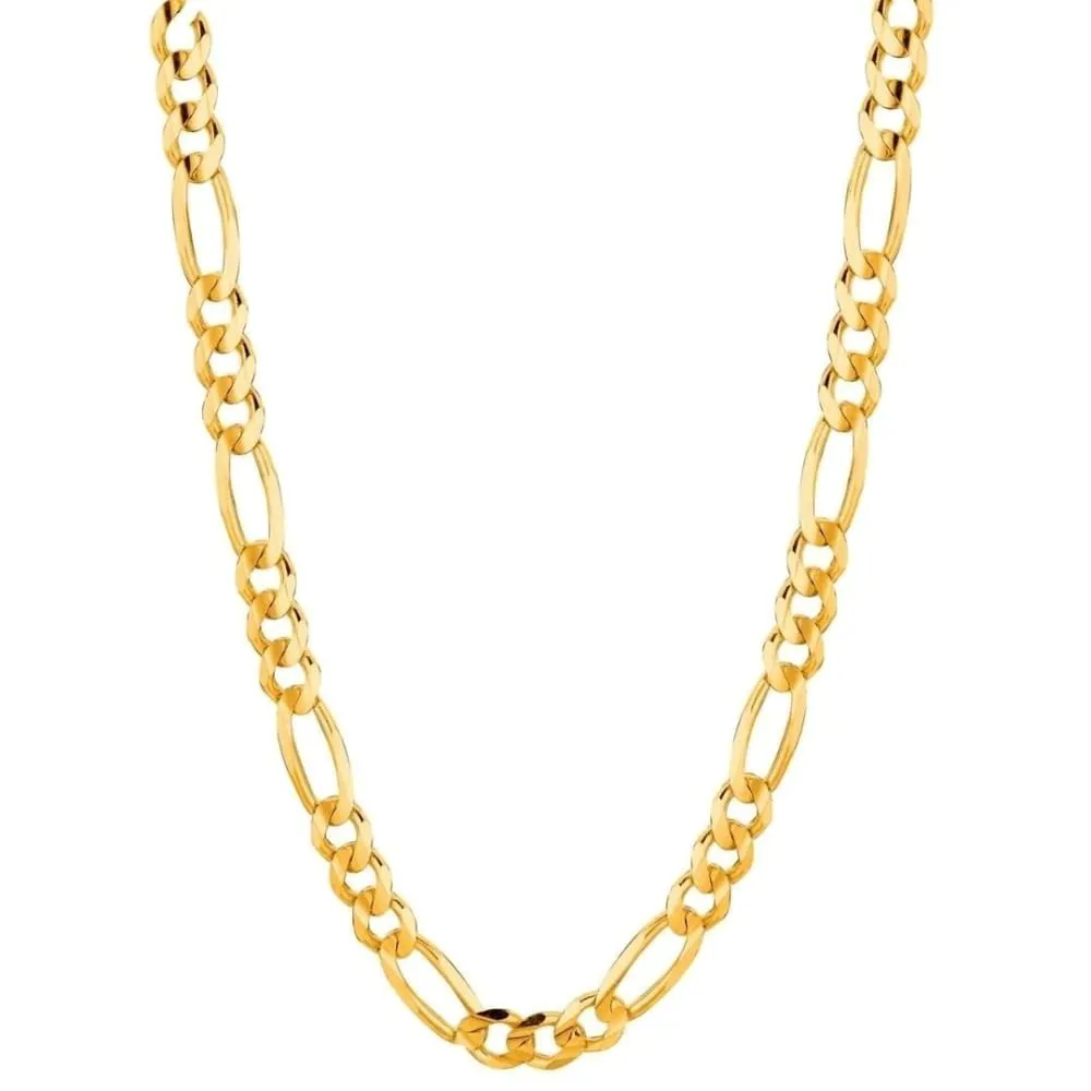 5mm concave cuban curb 18k gold plated chain