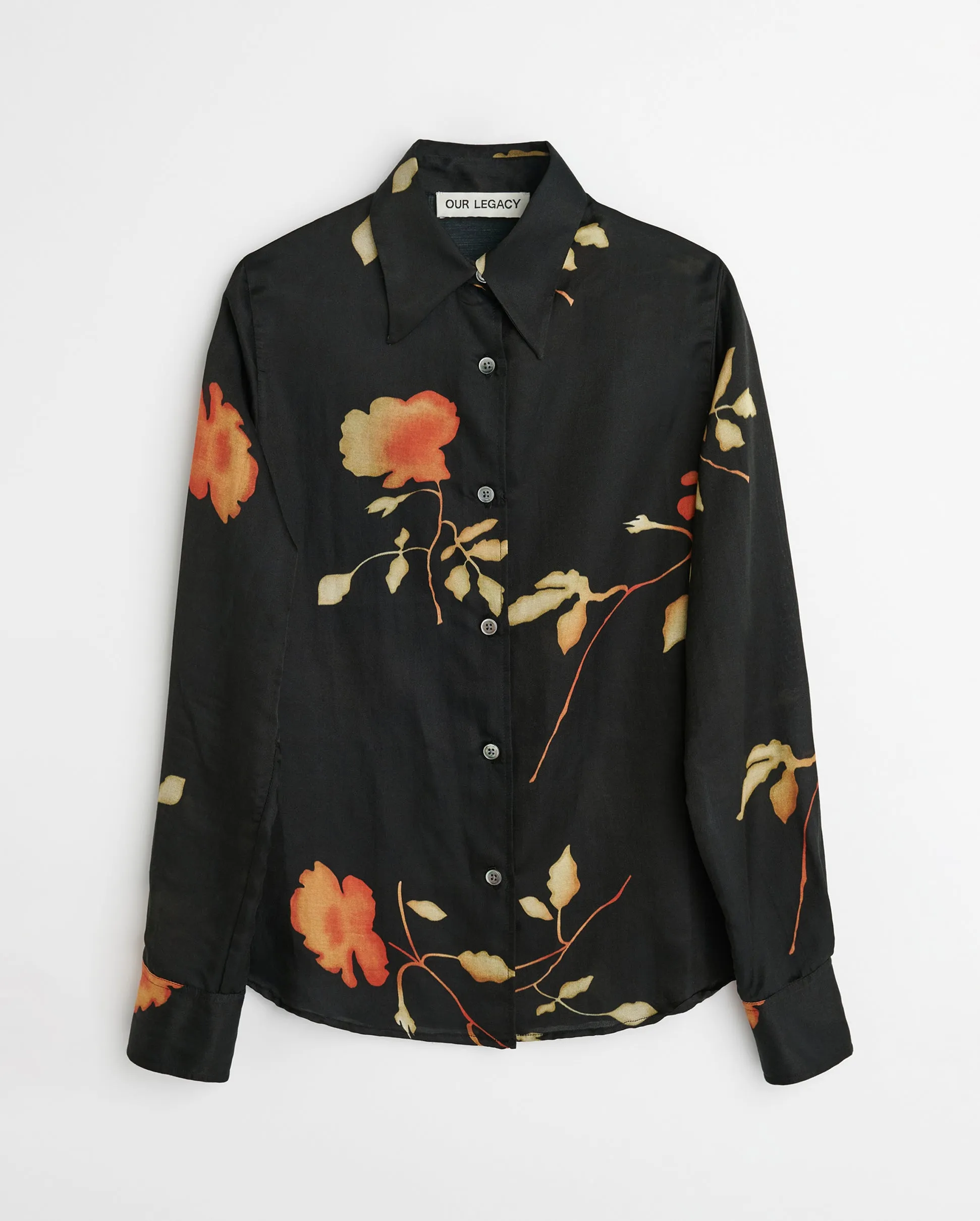 70S LINE SHIRT / NOCTURNAL FLOWER PRINT