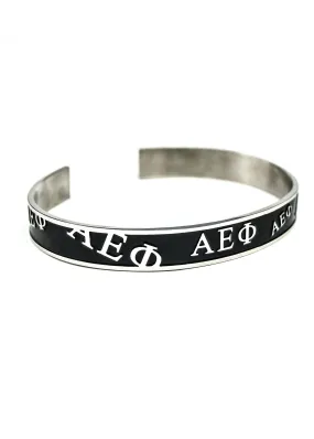 Alpha Epsilon Phi Bangle (Black)