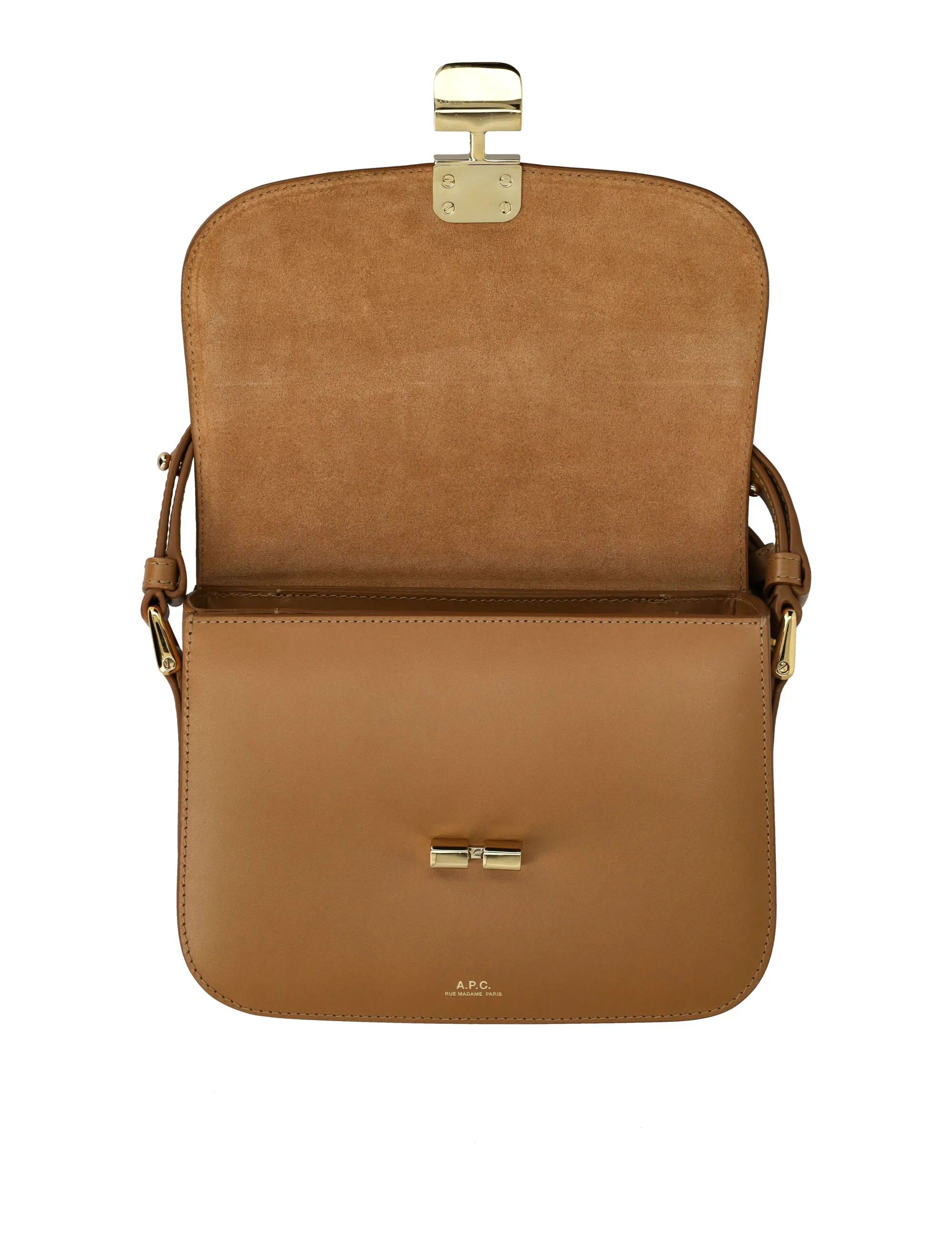 A.P.C. Logo Detailed Foldover Shoulder Bag