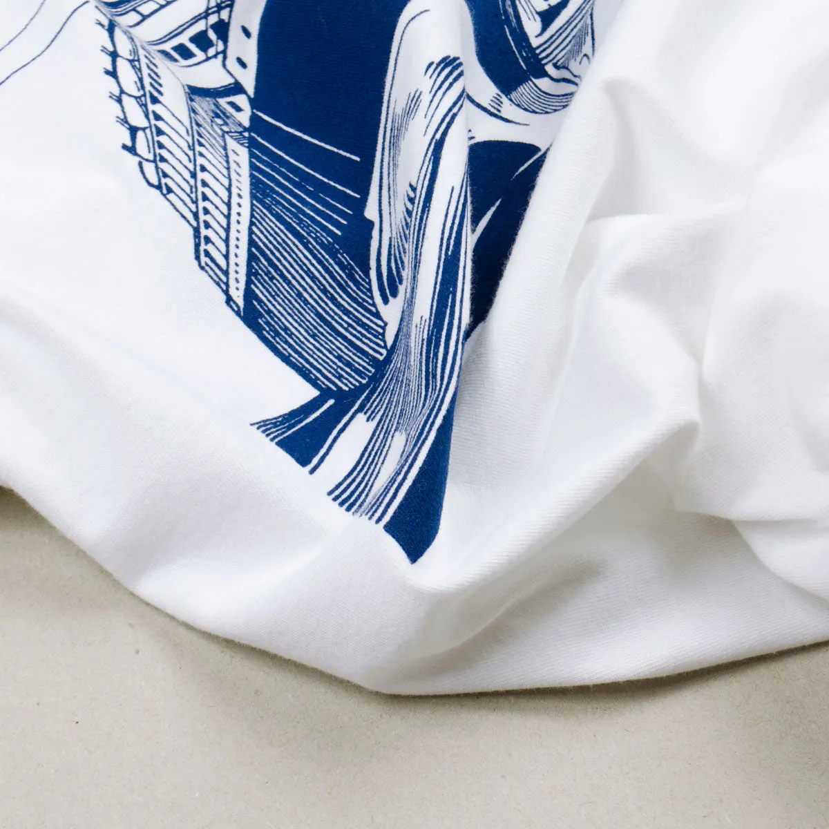 Arpenteur - Micheau Vernez Ferry Printed T-shirt - White