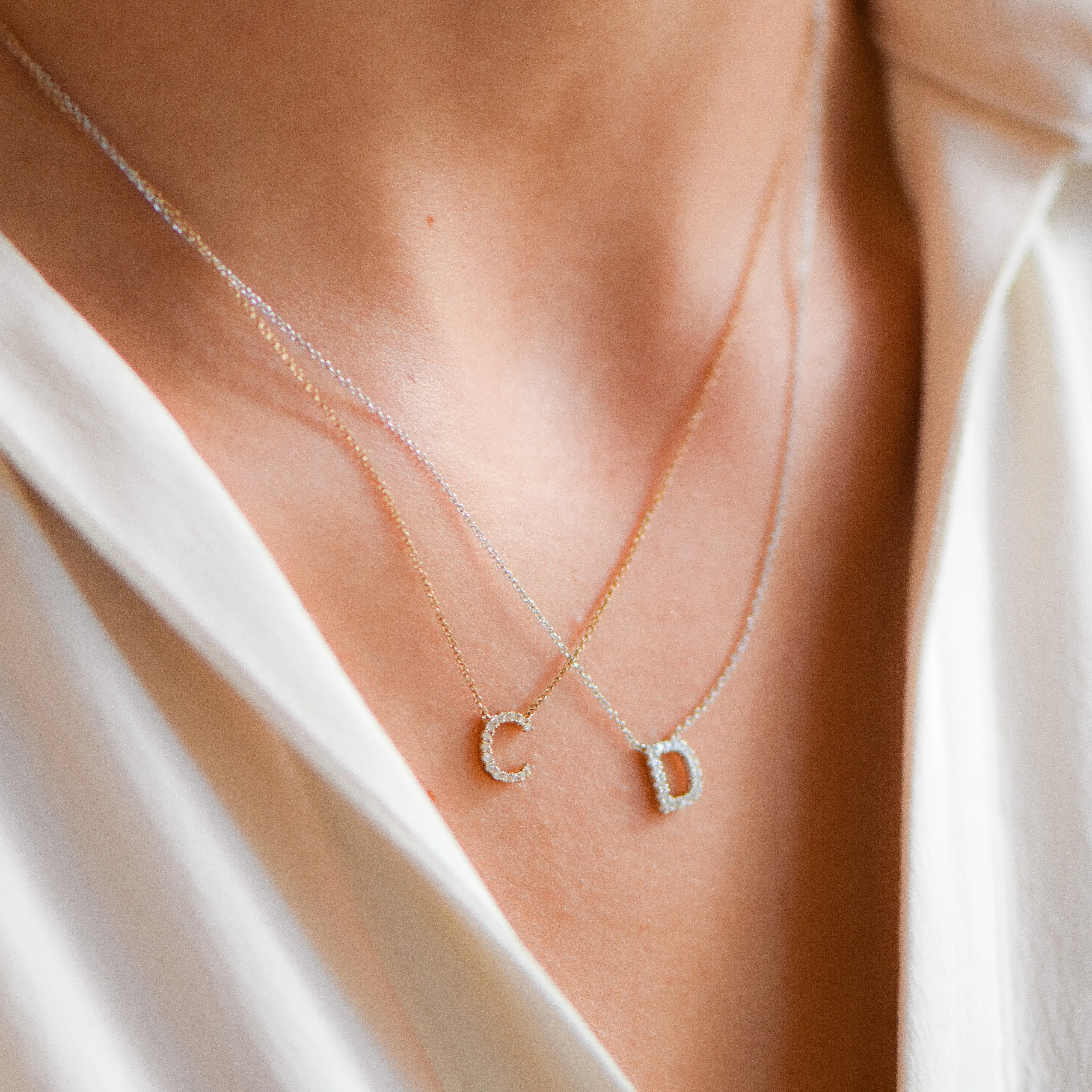 Autograph Collection: Diamond Initial Necklace