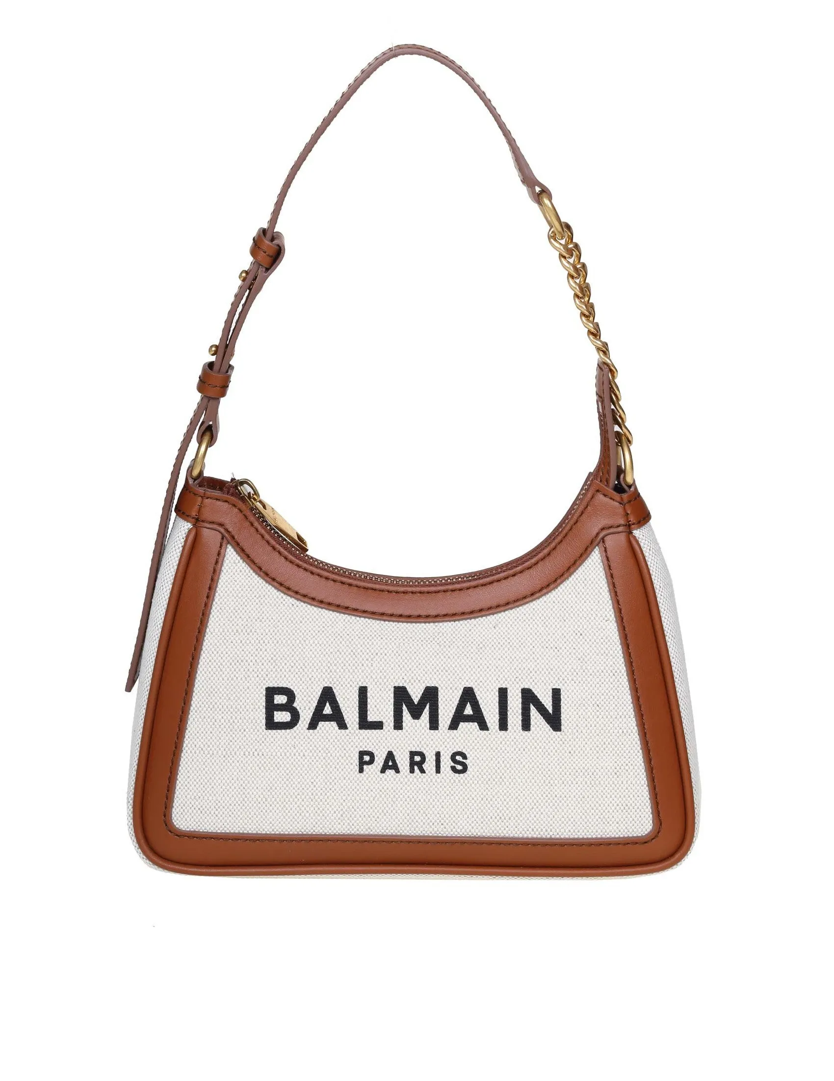 Balmain B-Army Logo Printed Shoulder Bag