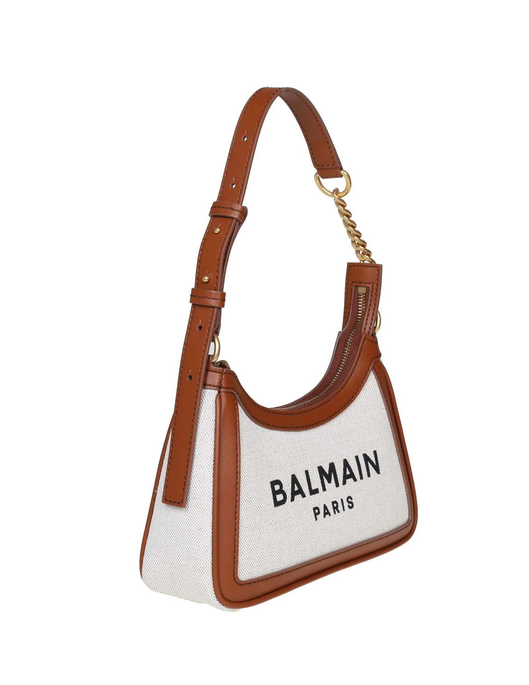 Balmain B-Army Logo Printed Shoulder Bag