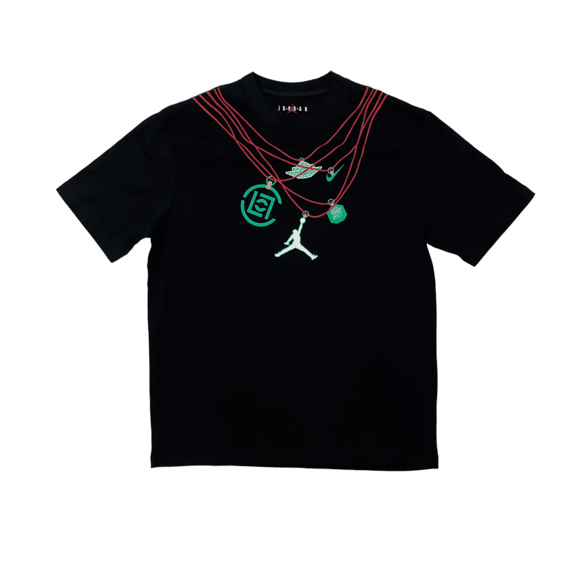 Black Nike Air Jordan x Clot Jade Tee - Medium