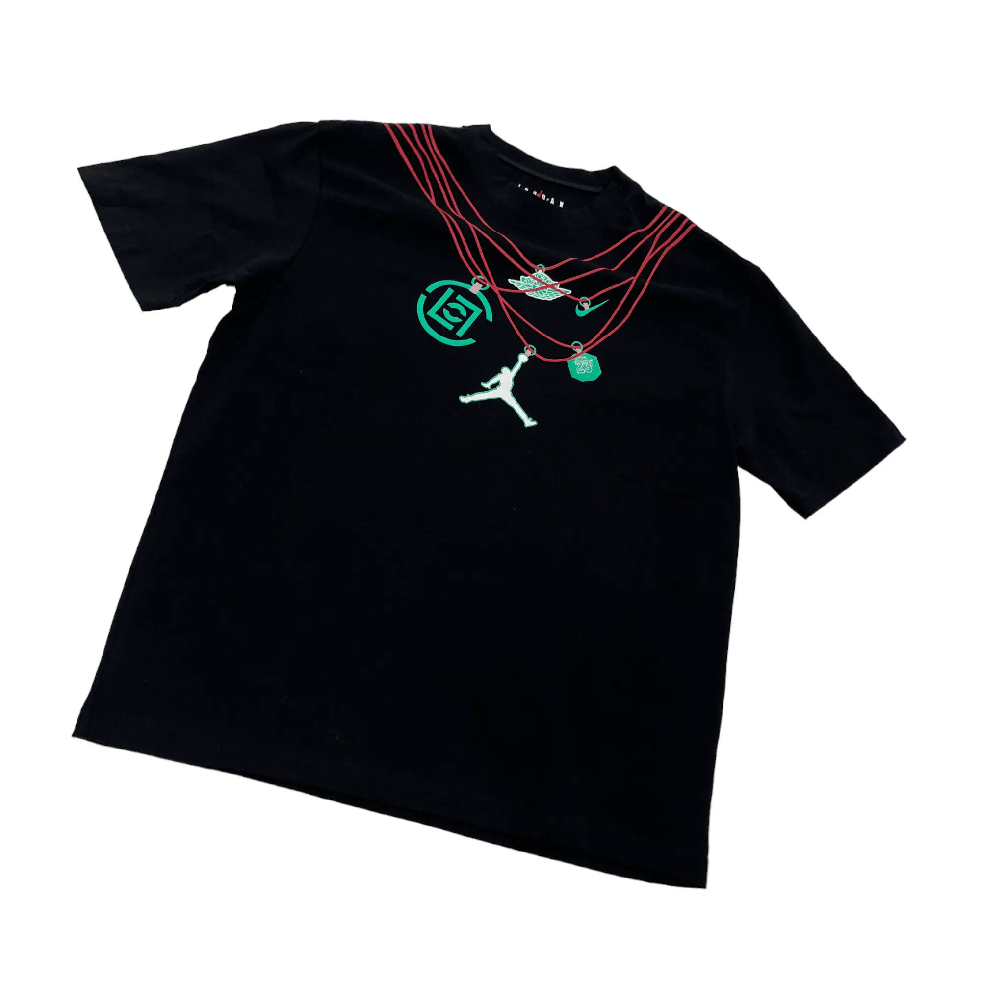 Black Nike Air Jordan x Clot Jade Tee - Medium