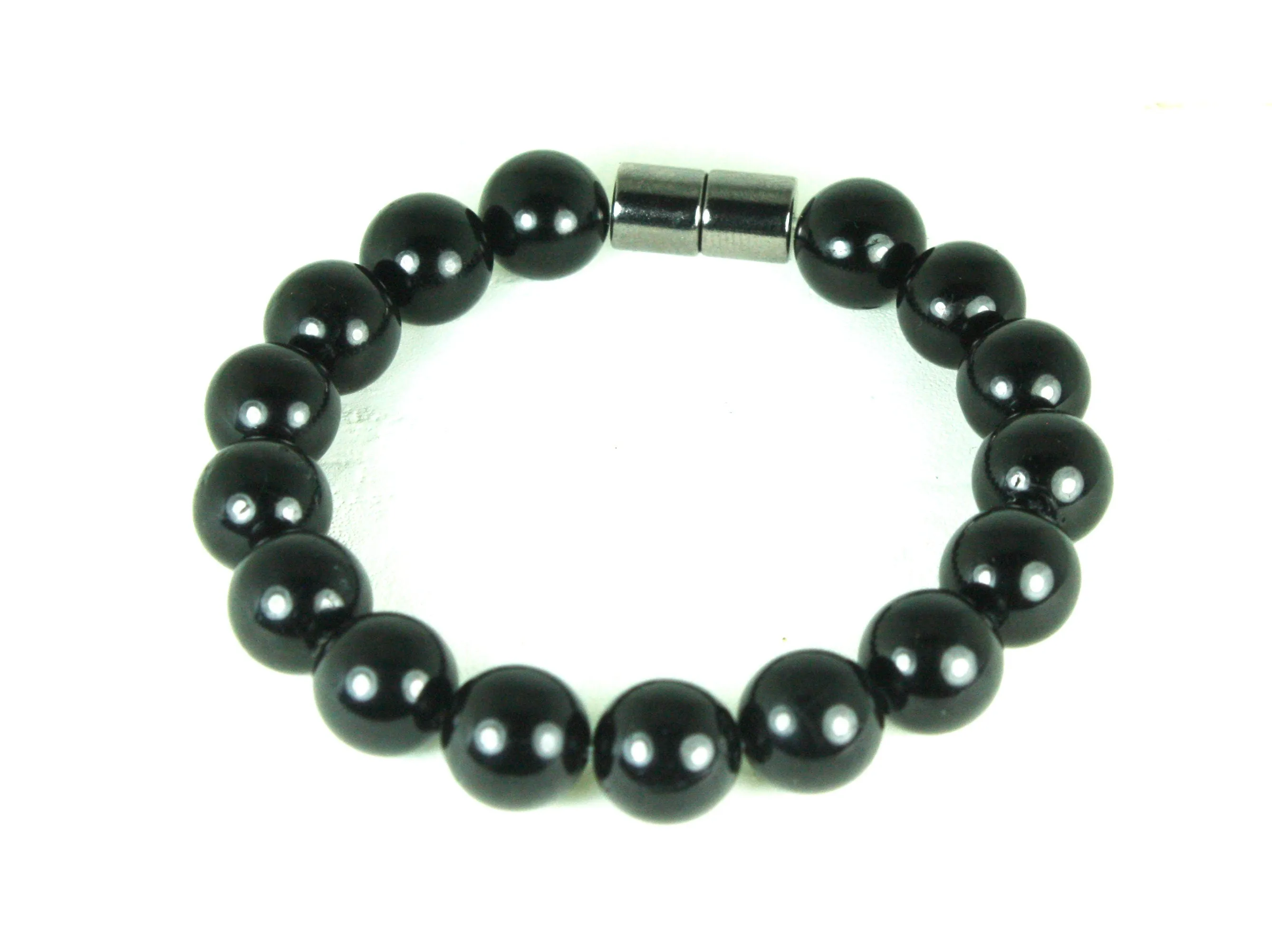 Black Tourmaline Bracelet 8/10/12mm Bead Diameter Gemstones - Protection Bracelet - Emf Protection - Tourmaline Jewelry - Empath