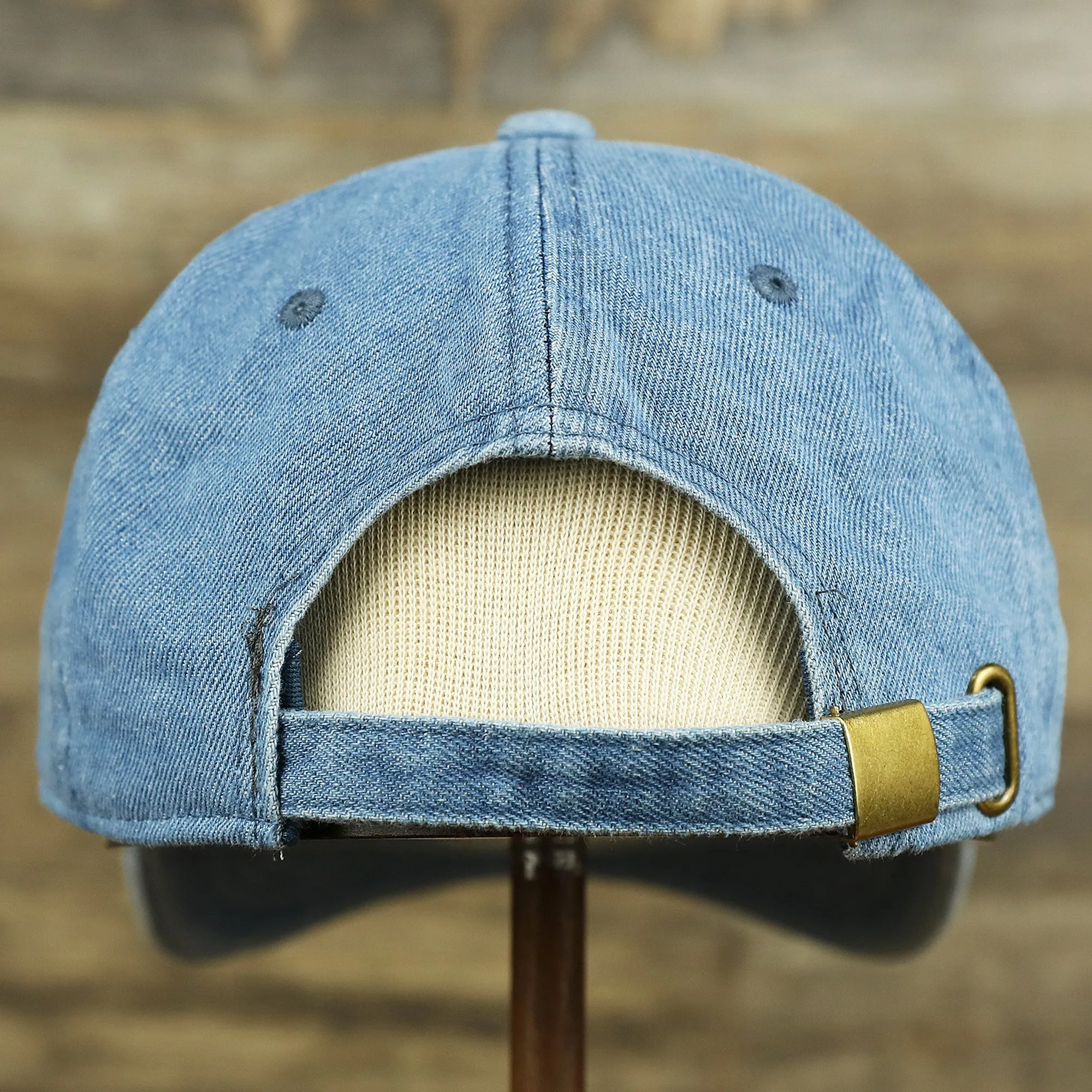 Blank Denim Dad Hat | Denim baseball cap for embroidery | Blank streetwear hat