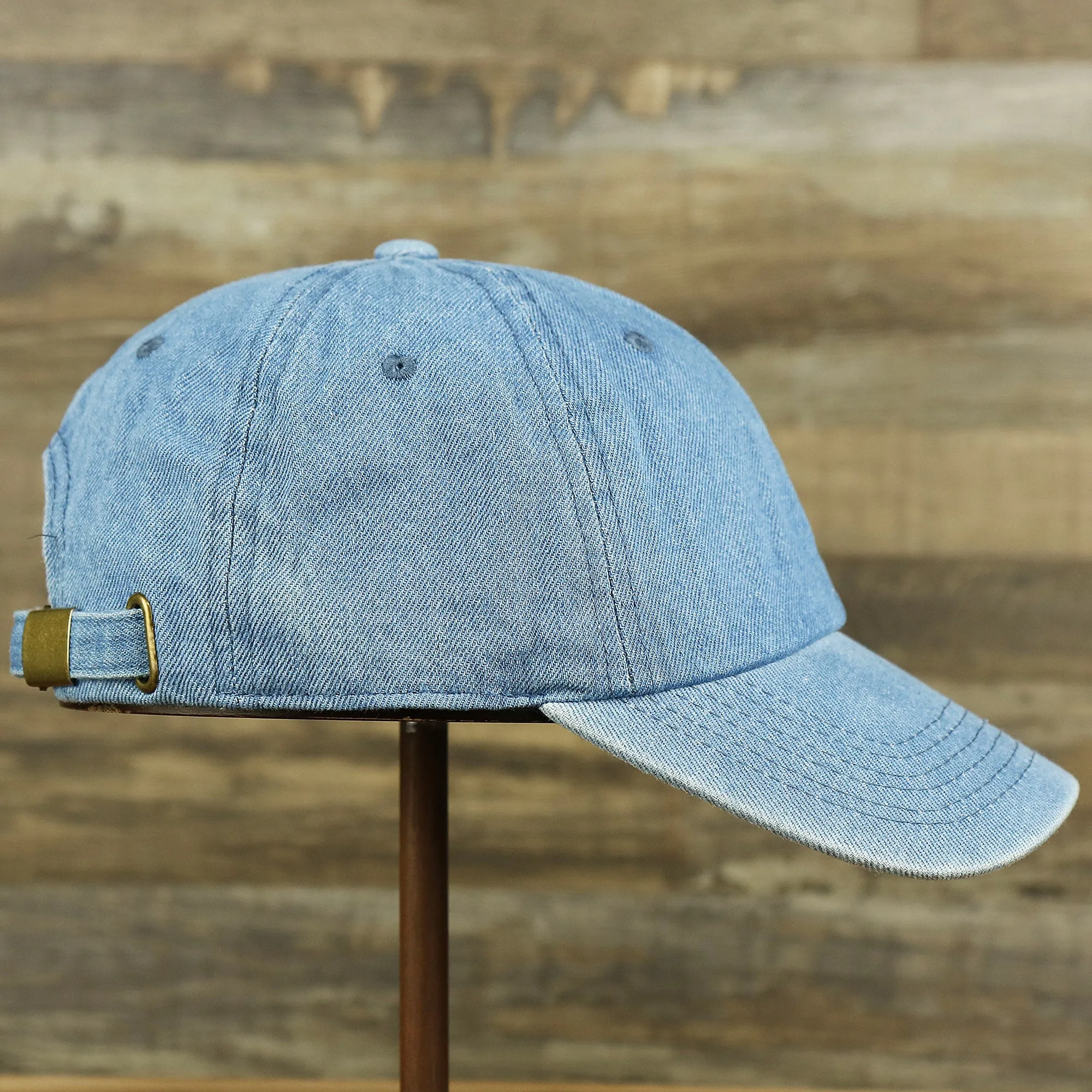 Blank Denim Dad Hat | Denim baseball cap for embroidery | Blank streetwear hat