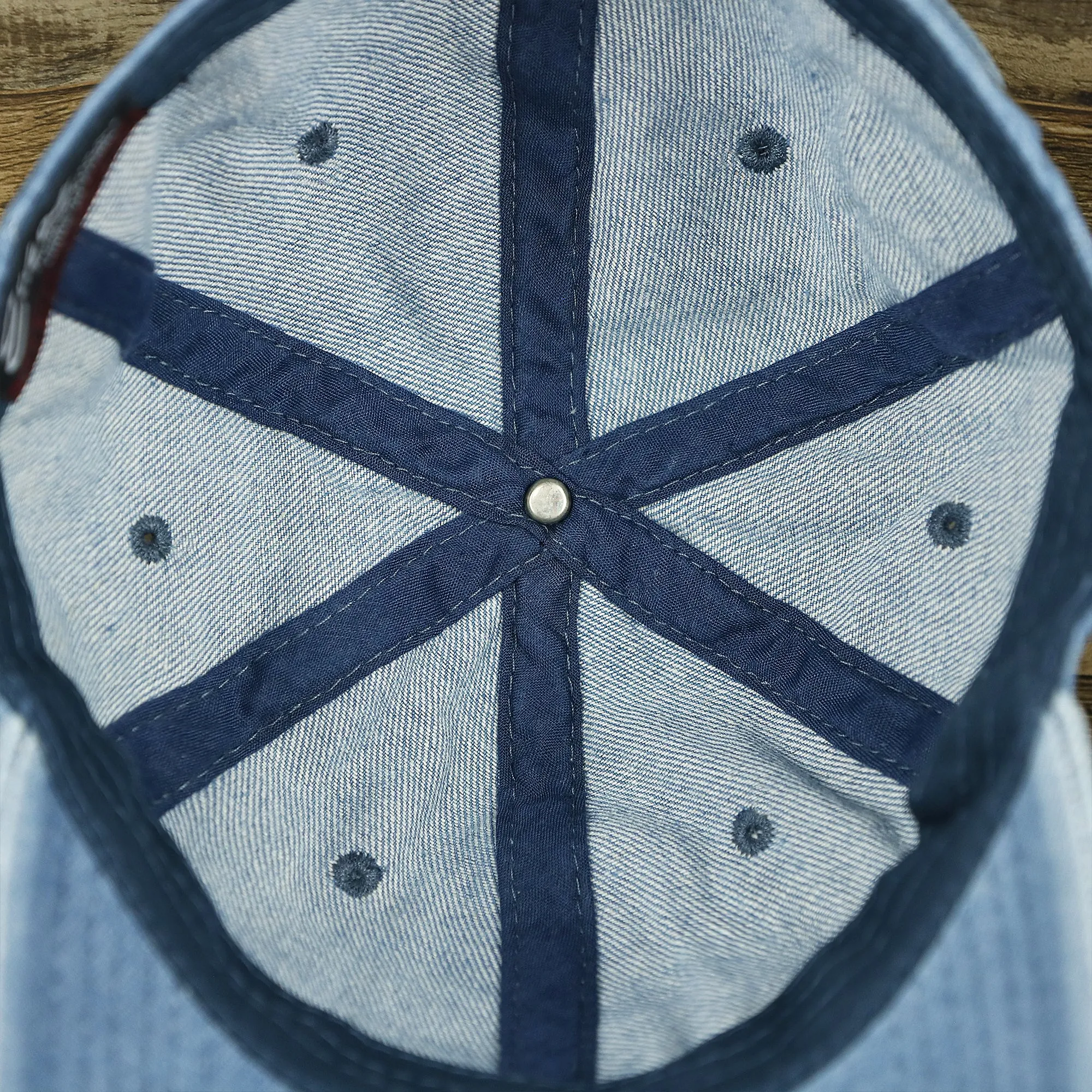 Blank Denim Dad Hat | Denim baseball cap for embroidery | Blank streetwear hat