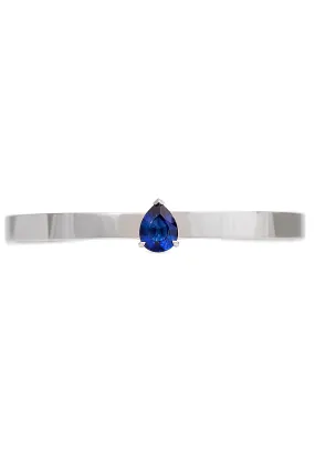 Blue Sapphire Cuff Bangle