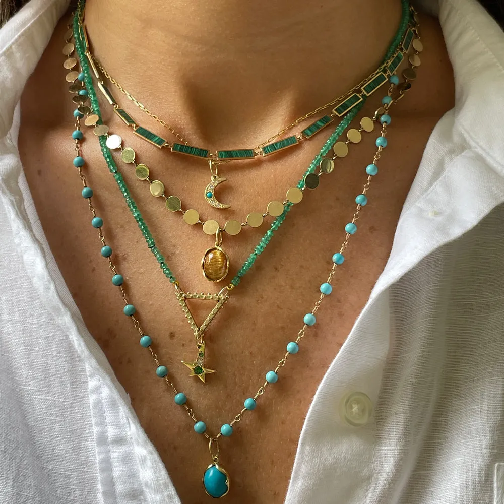 BOHEME EMERALD OPEN CHAIN rts