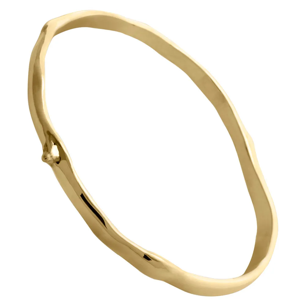 BOHEME TWIG SOLID GOLD BANGLE