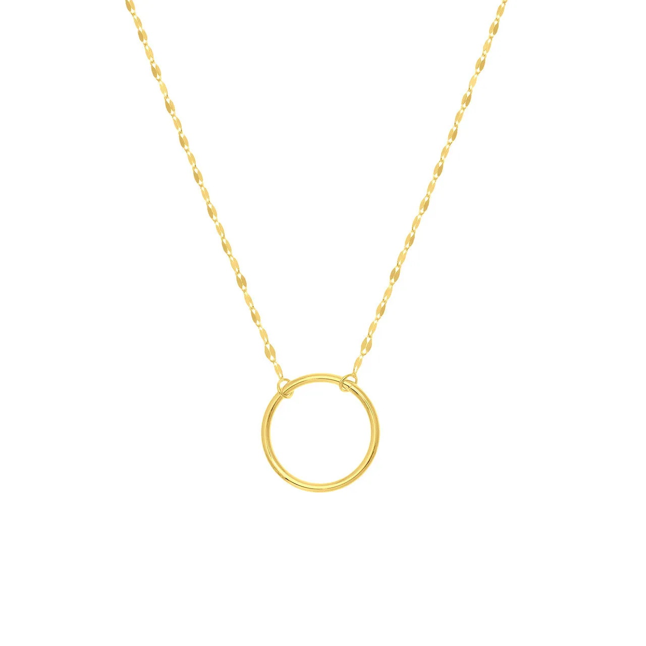 BRINNE 14K  PIATTO CHAIN NECKLACES