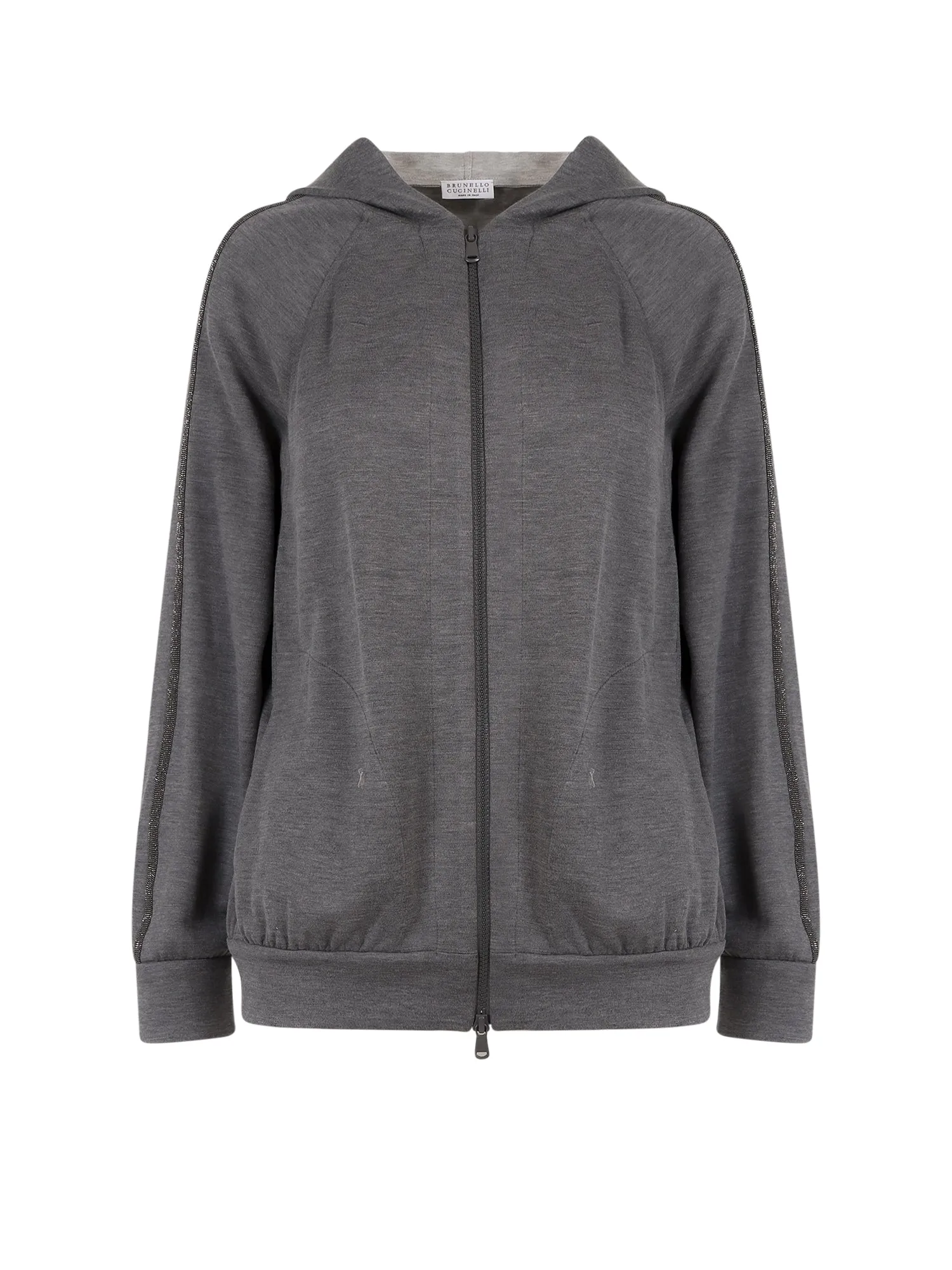 Brunello Cucinelli Zip-Up Long Sleeved Sweatshirt