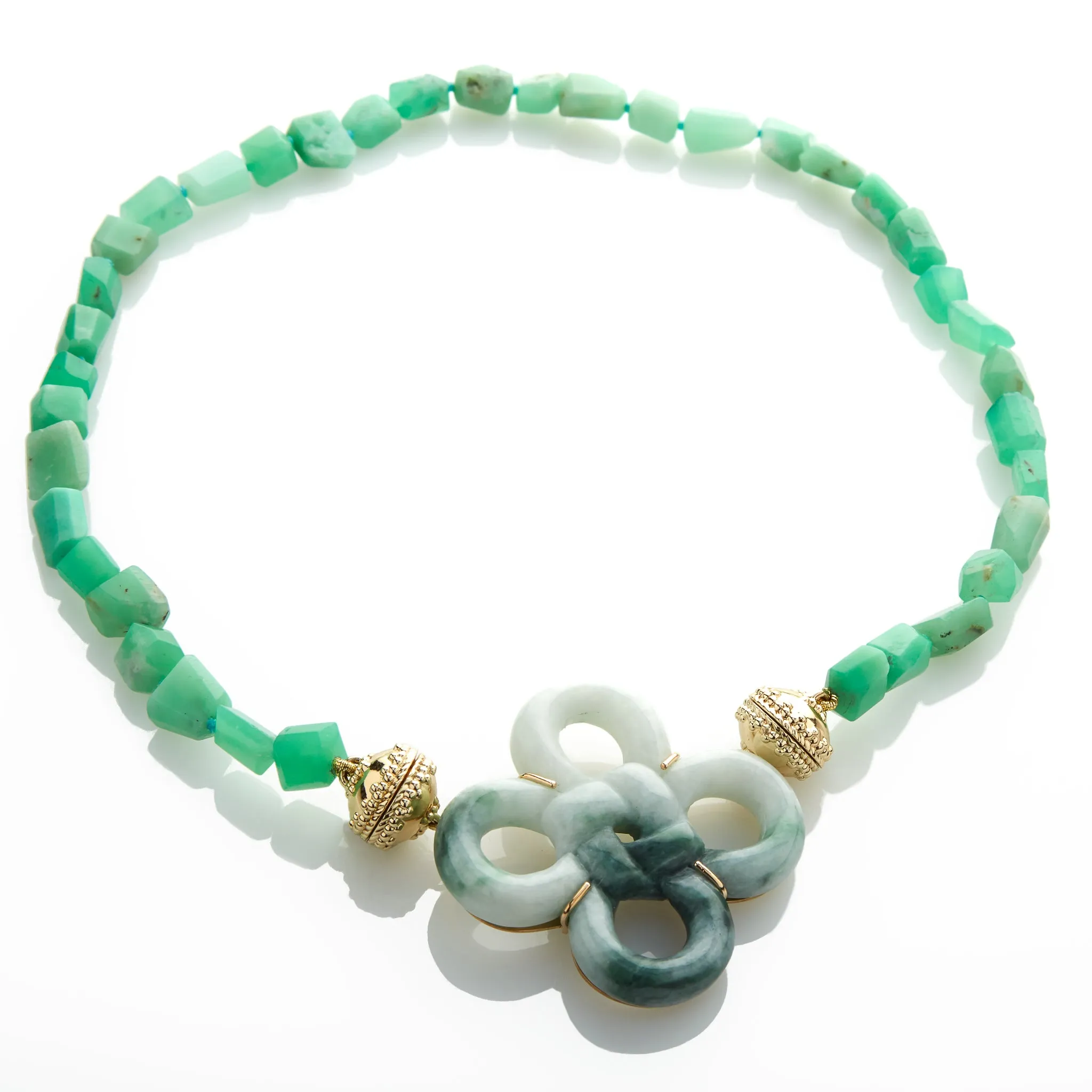 Burma Jade Knot Centerpiece