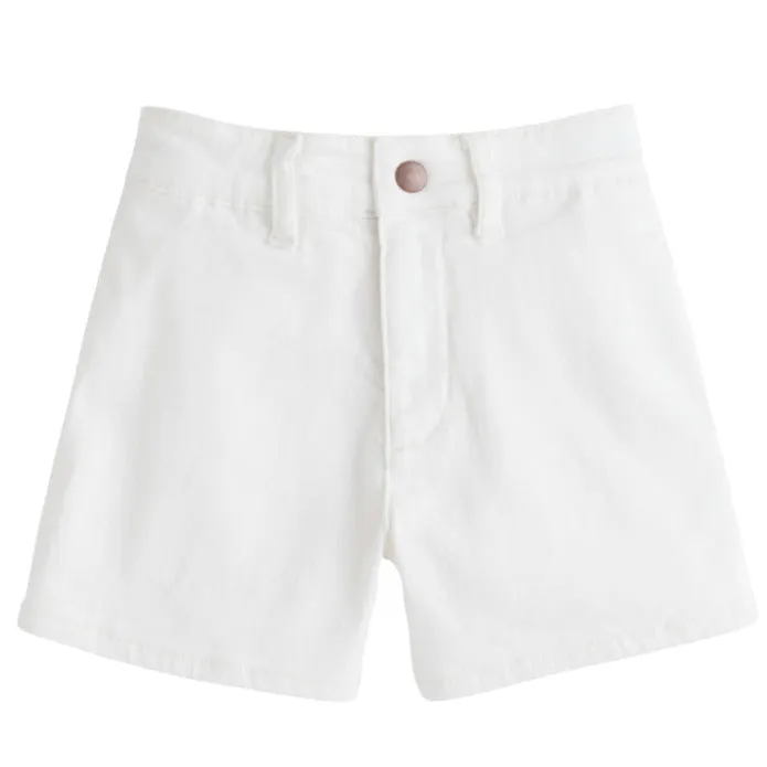 Denim Shorts - Ivory Denim