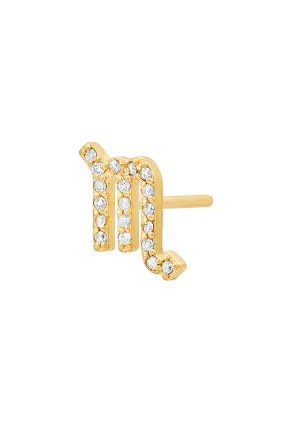 Diamond Scorpio Earring