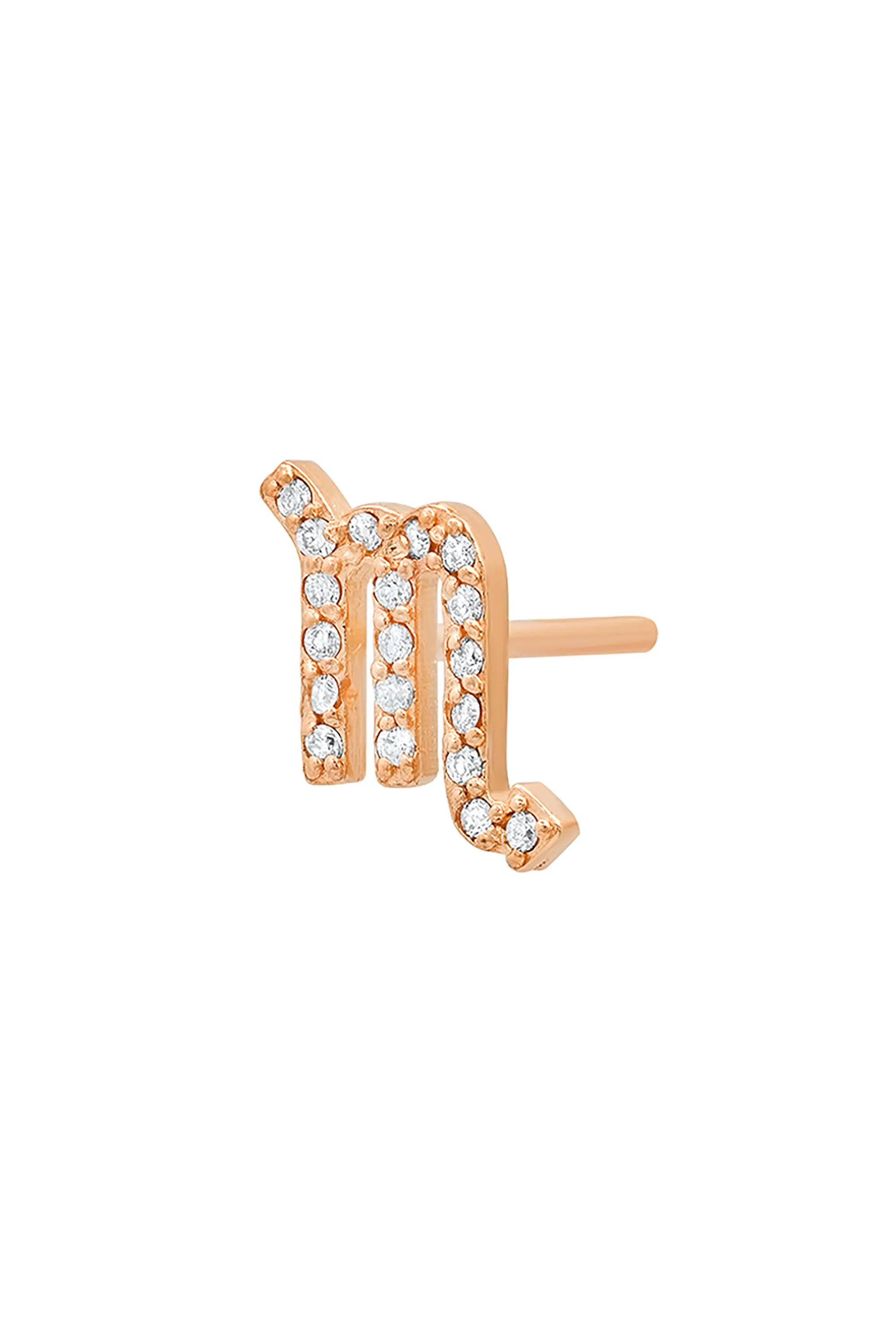 Diamond Scorpio Earring