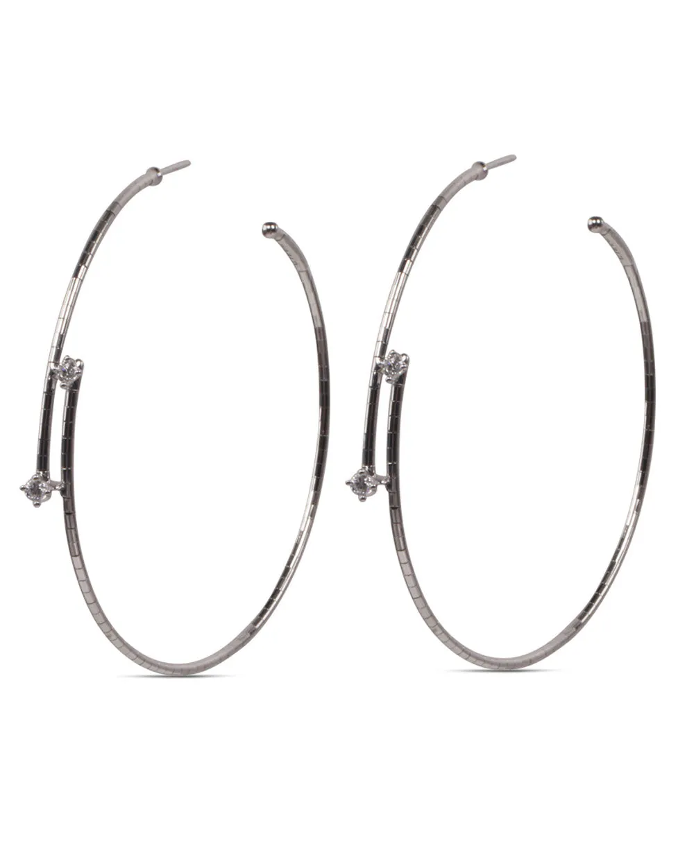 Double Diamond Hoops