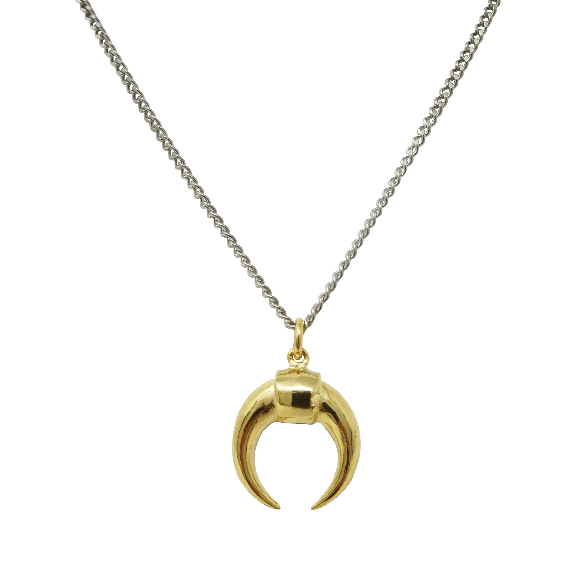 Double Horn Necklace