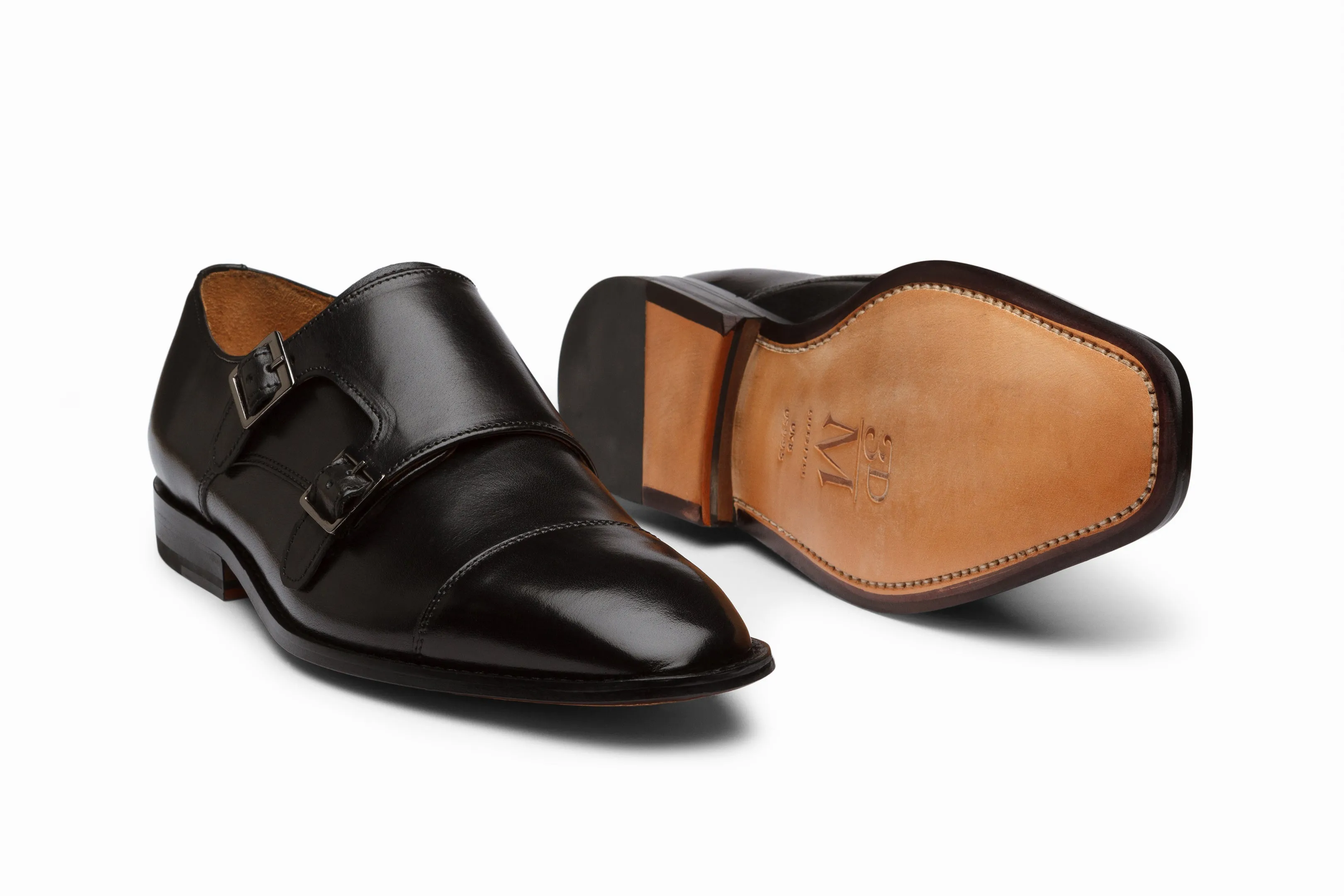 Double Monkstrap - Black