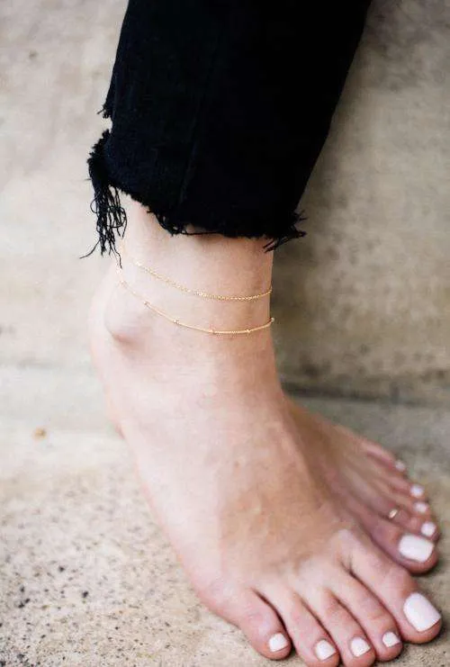 Double Strand Anklet