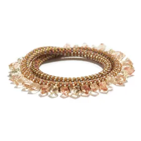 Double Sunstone Bracelet