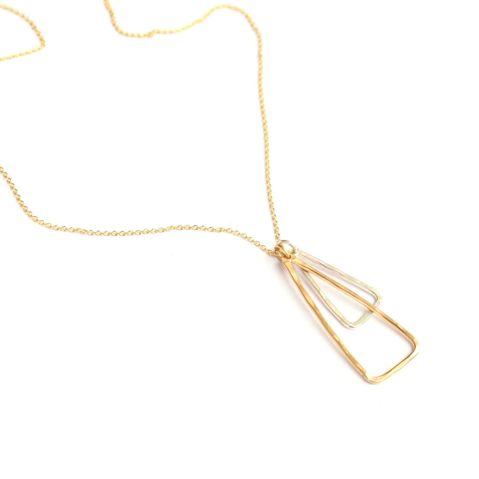 Double Triangle necklace