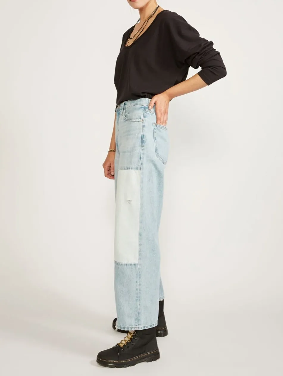 etica Devon Rework Wide Leg Denim Pant