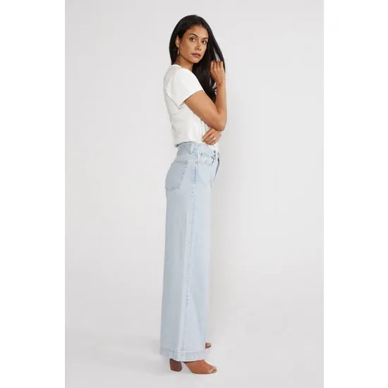 etica Devon Rework Wide Leg Denim Pant