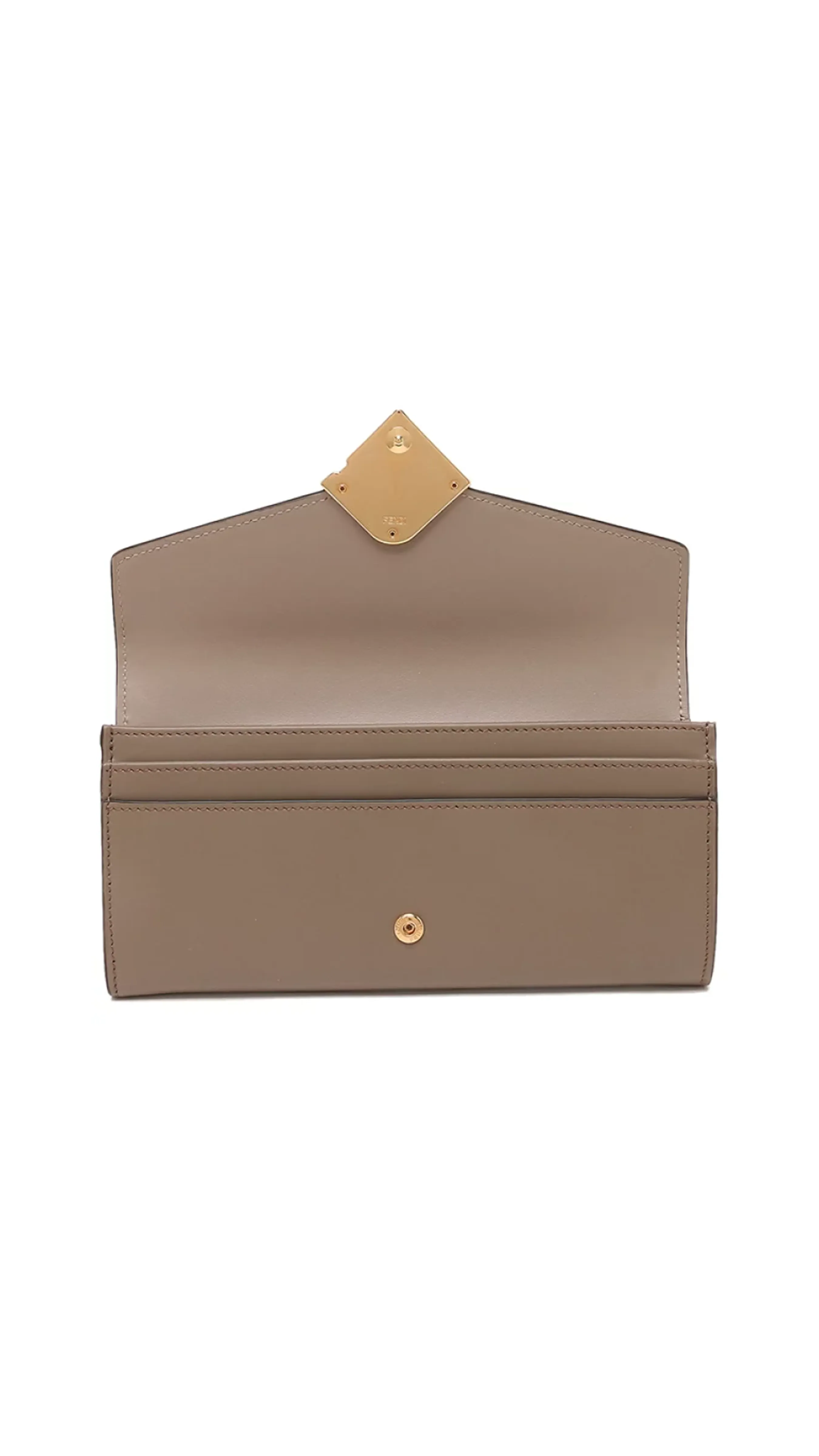 FF Diamonds Continental Wallet - Taupe