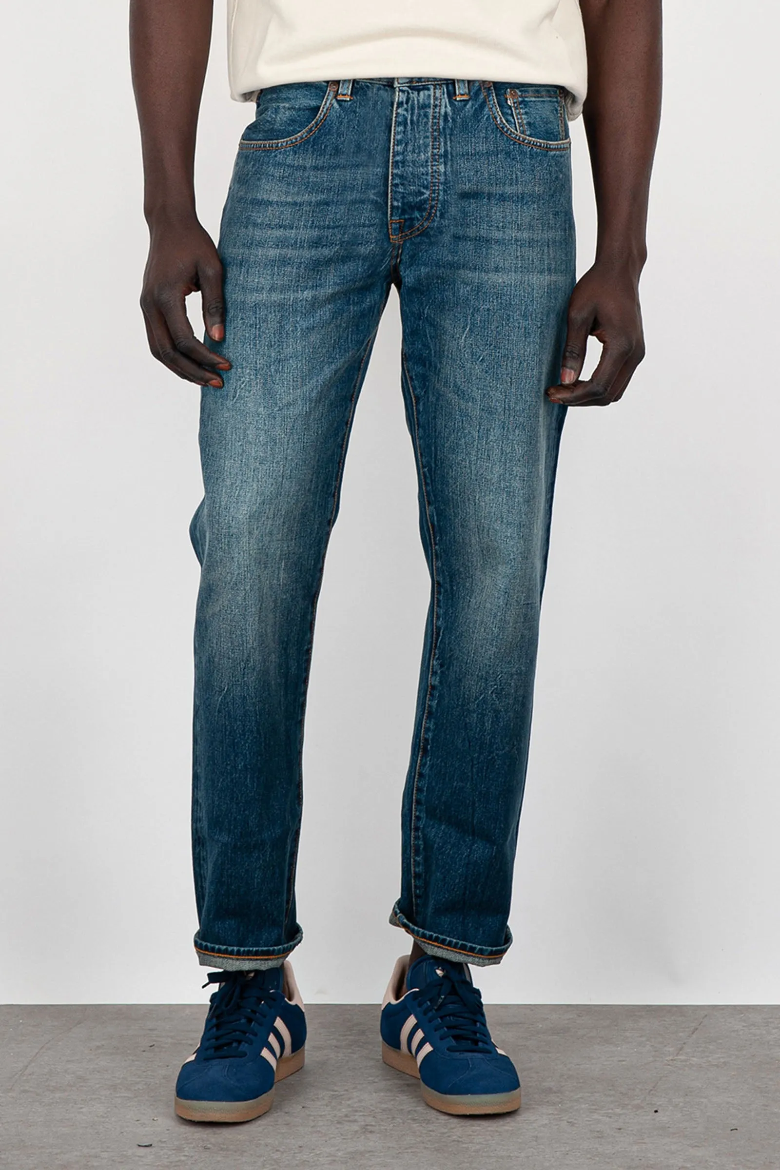 Fortela Jeans John 965 Denim Blu Medio