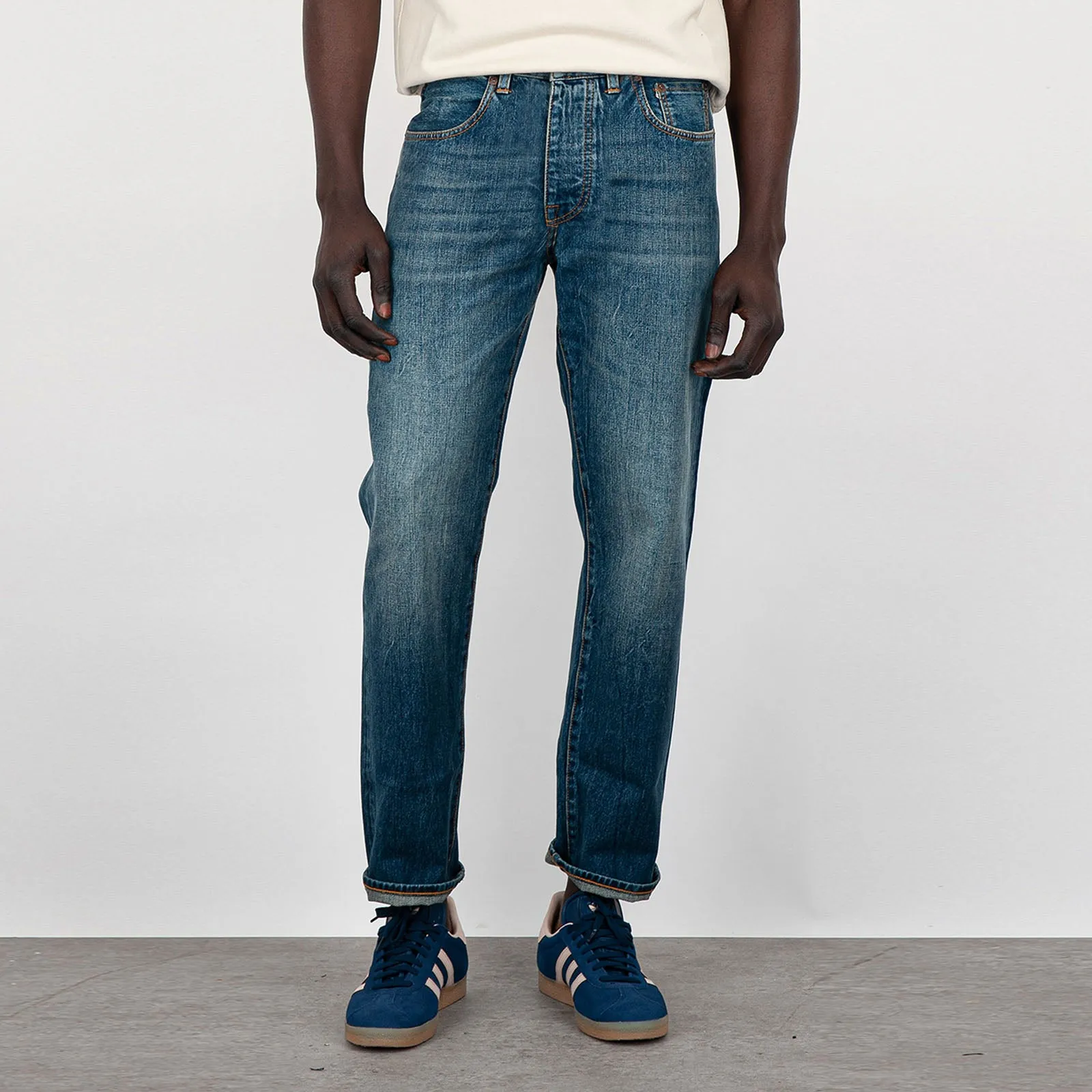 Fortela Jeans John 965 Denim Blu Medio