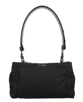 Ganni Medium Logo Detailed Shoulder Bag