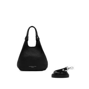 Gianni Chiarini Leather Handbag Bs-9718-Rngdbl Black