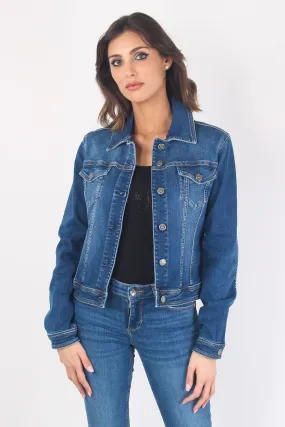 Giubbotto Denim Denim Scuro