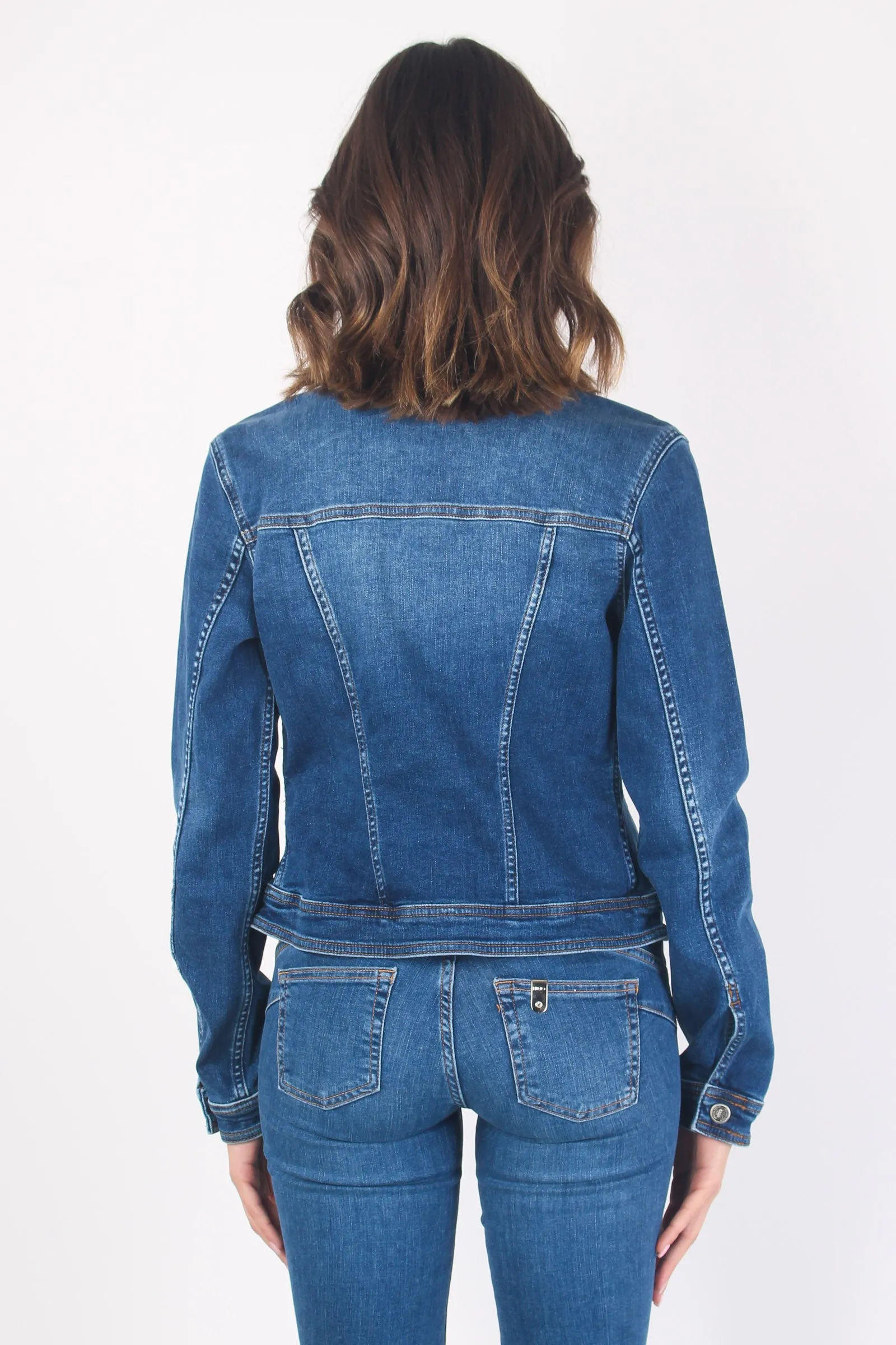 Giubbotto Denim Denim Scuro