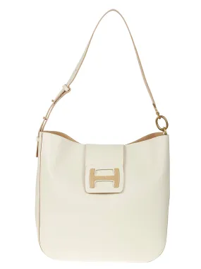 Hogan H-Bag Logo Plaque Bucket Bag