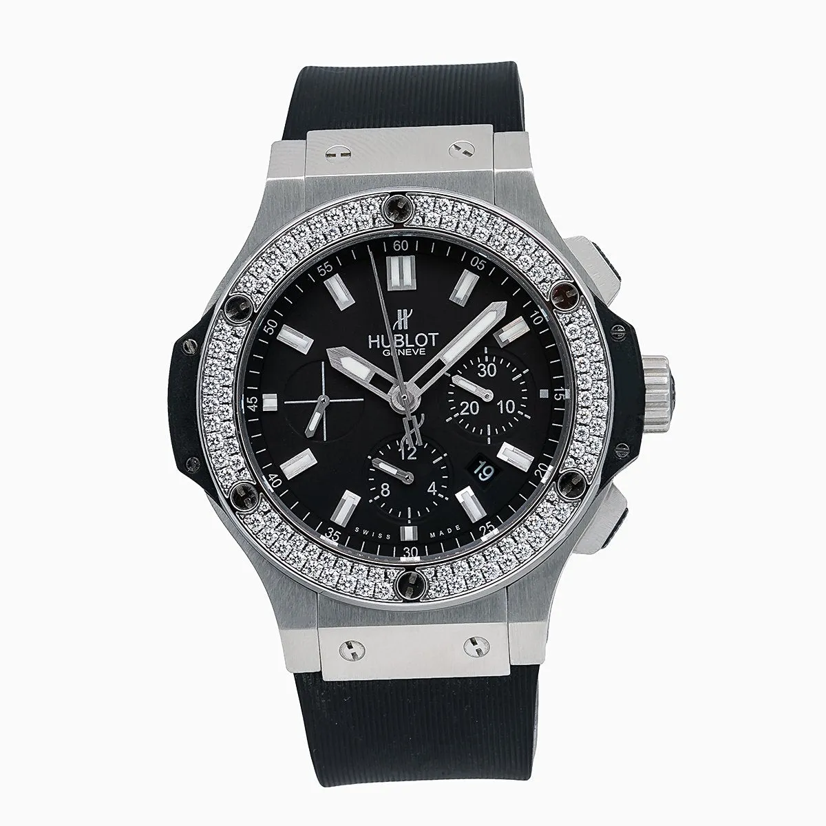 Hublot Big Bang 301.SM.1770.RX 44MM Black Dial With 1.25 CT Diamonds