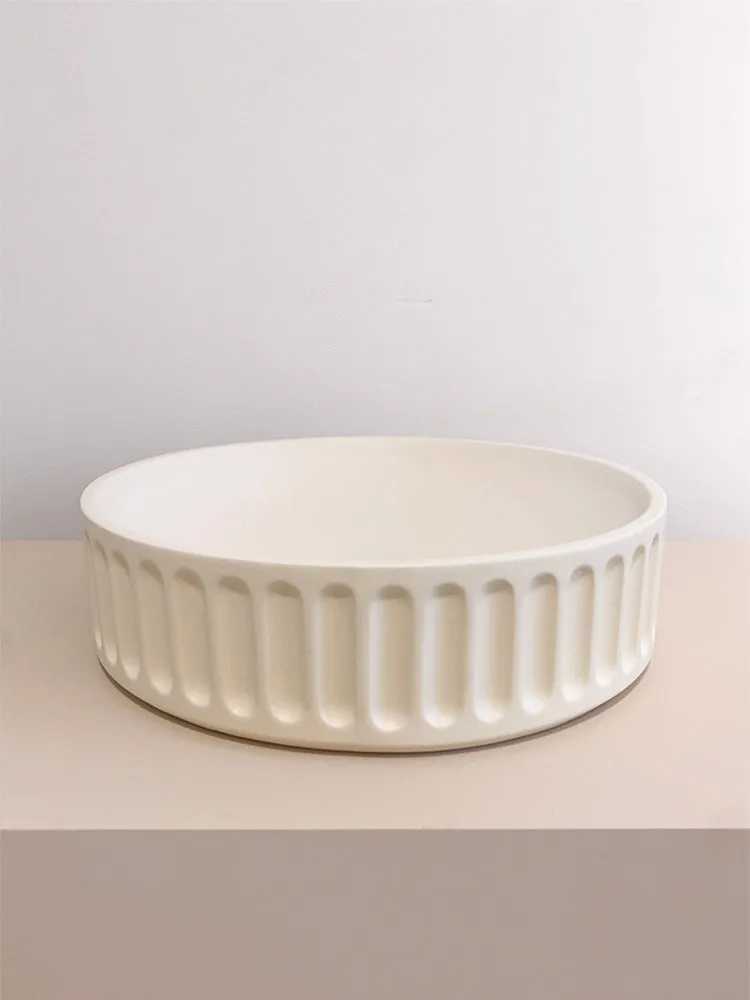 Ionic Bowl Beige by Mae Engelgeer