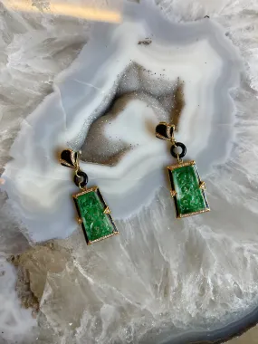 Jade & Onyx Earrings