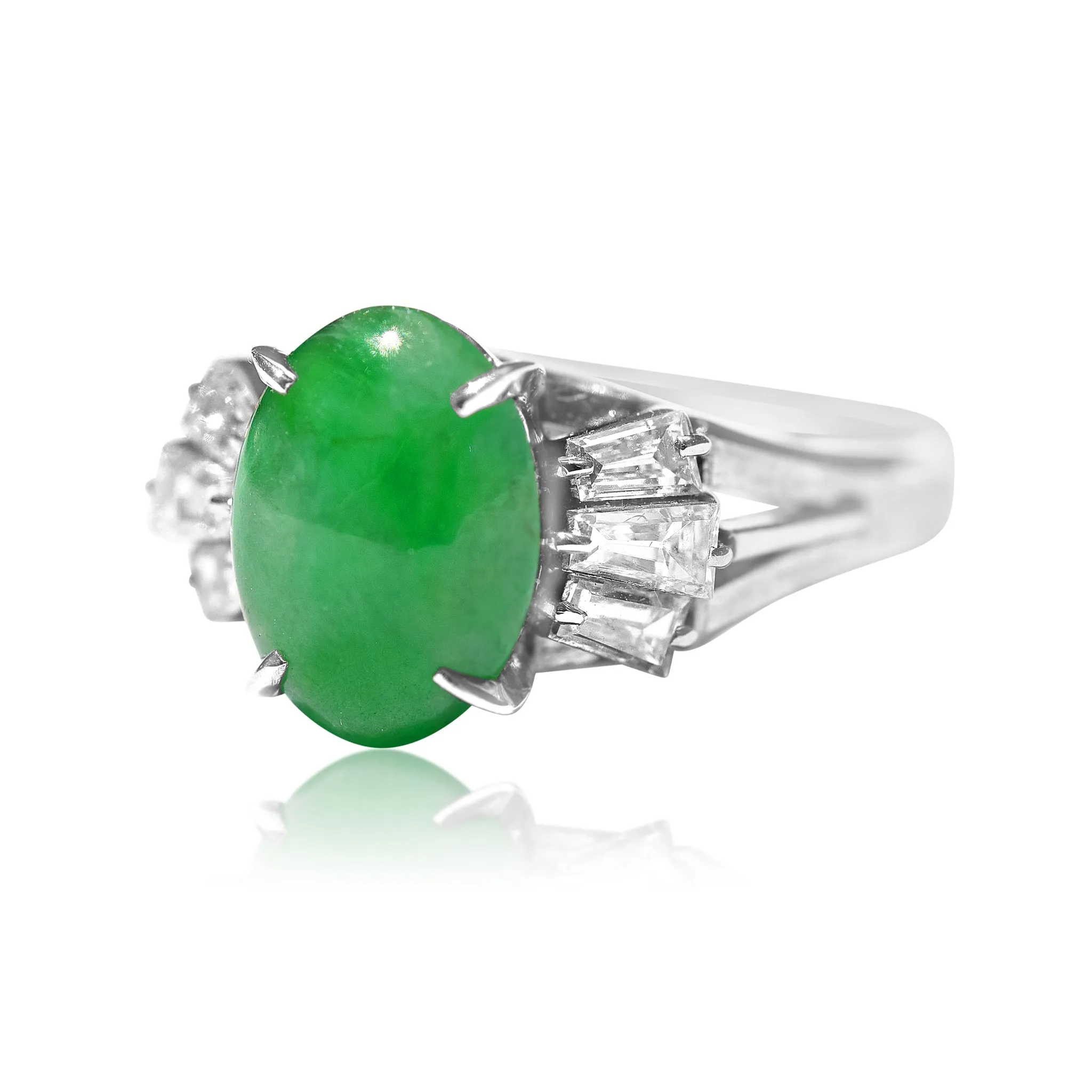 Jade Diamond Ring