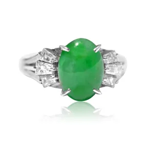 Jade Diamond Ring