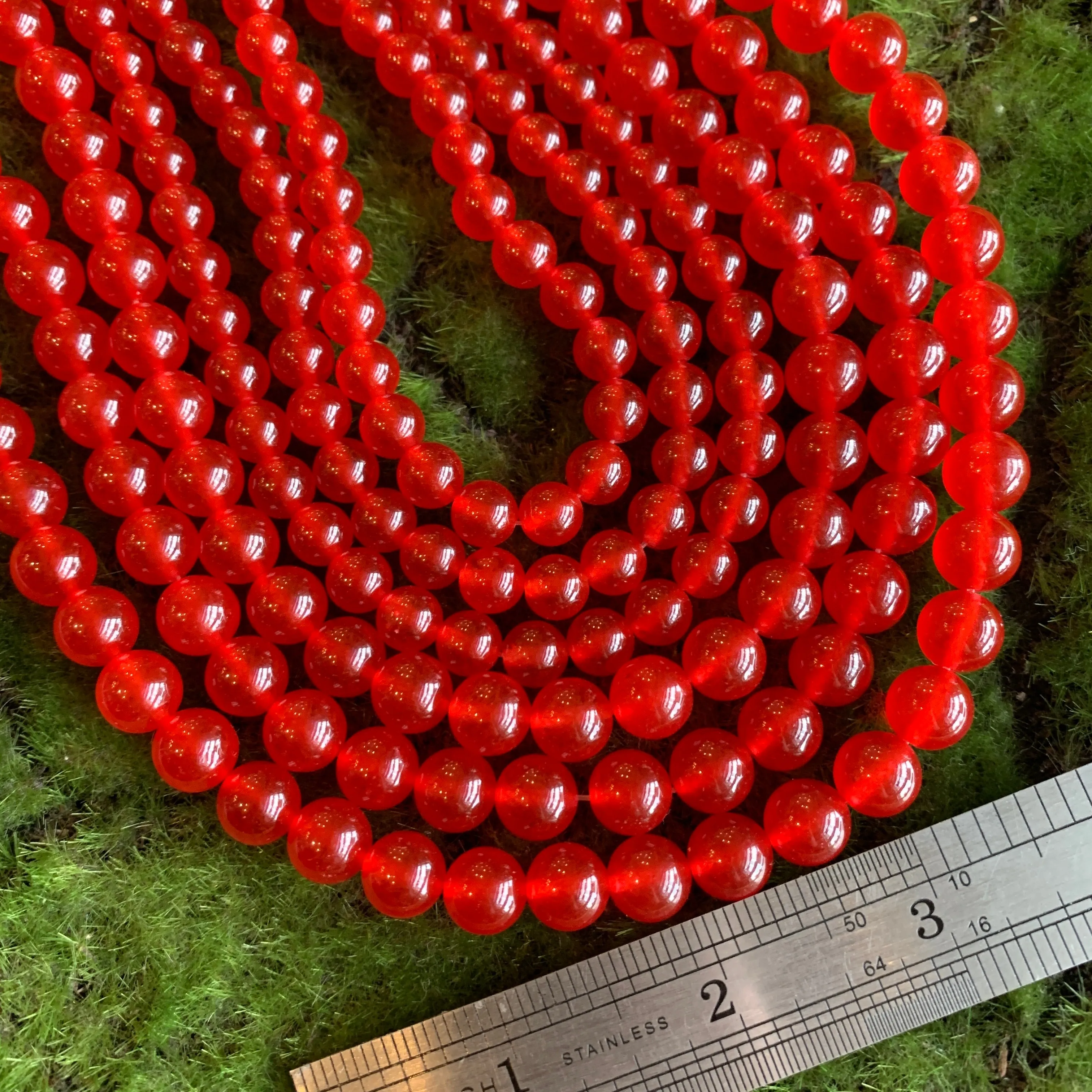 Jade - Translucent Dyed Red